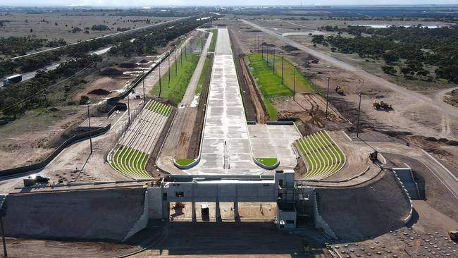 The Dragway at The Bend currently under construction. Picture: Facebook