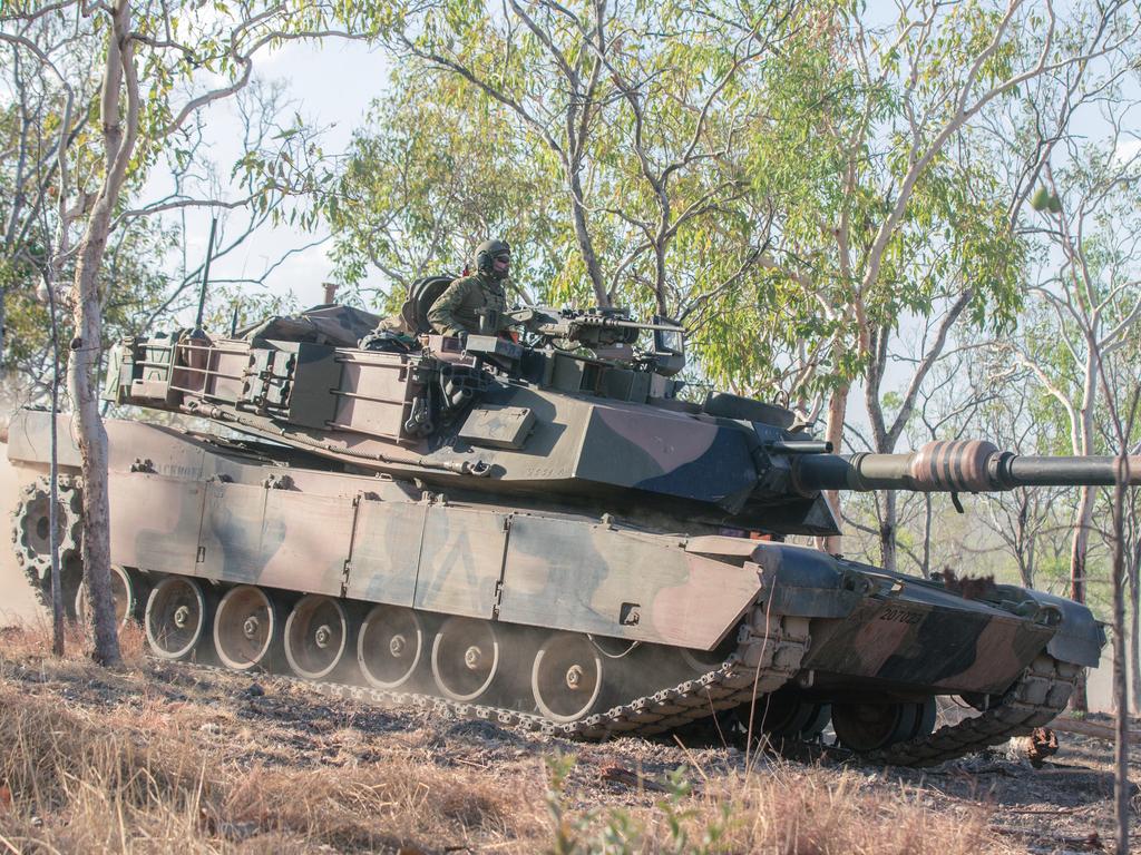 An ADF Abrams Tank Picture: Glenn Campbell