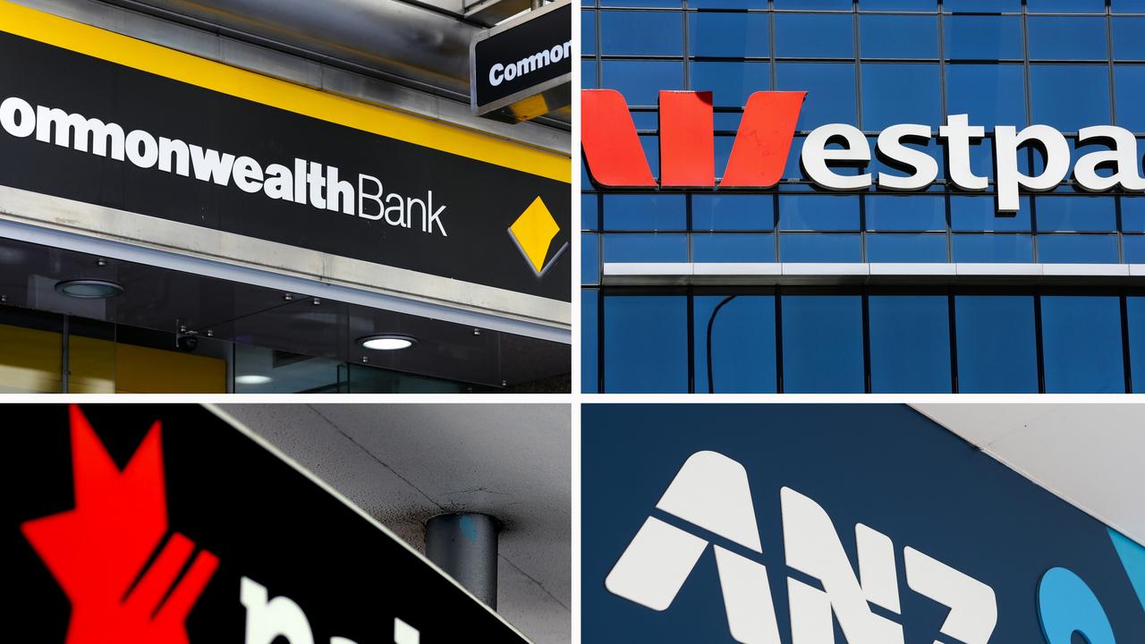 Commonwealth, Westpac, NAB, ANZ. Picture: NCA Newswire