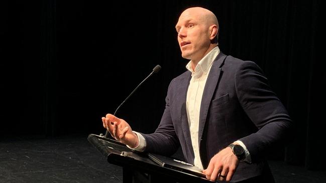 David Pocock in Canberra on Wednesday. Picture: Sarah Ison