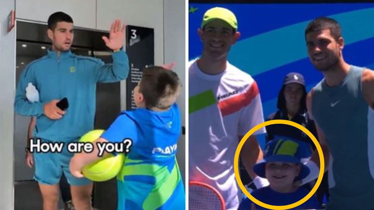 Kid ‘breaks the internet’ at Aussie Open