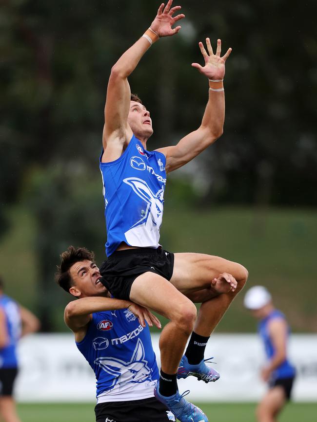 Loophole hero Charlie Comben is rising fast at North Melbourne.