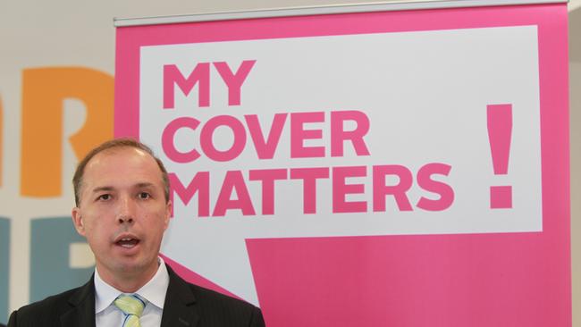 Peter Dutton speaks in Geelong in 2013 during his time as Shadow Minister for Health and Ageing. Photo: Peter Ristevski