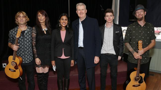 Shireen Morris and Tony Burke, pictured centre, have announced a revamp of Croydon’s EV’s Youth Centre.