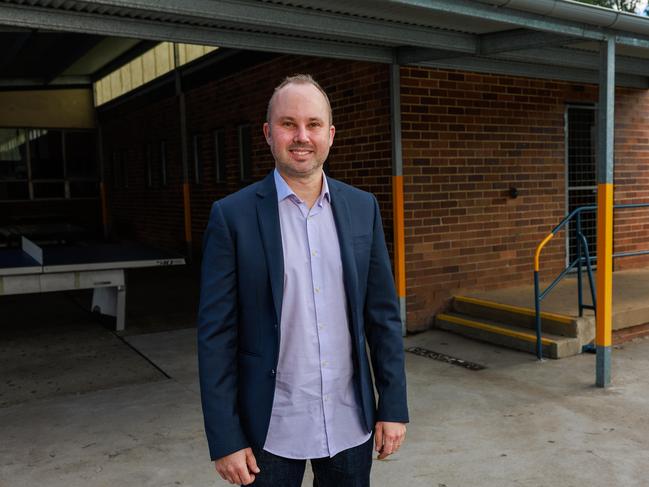 A toilet block that is slowly sinking into the ground at Bonnyrigg High School will be fixed under a $1 billion budget announcement, after a campaign from P&amp;C President Ben Stewart. Picture: Justin Lloyd.