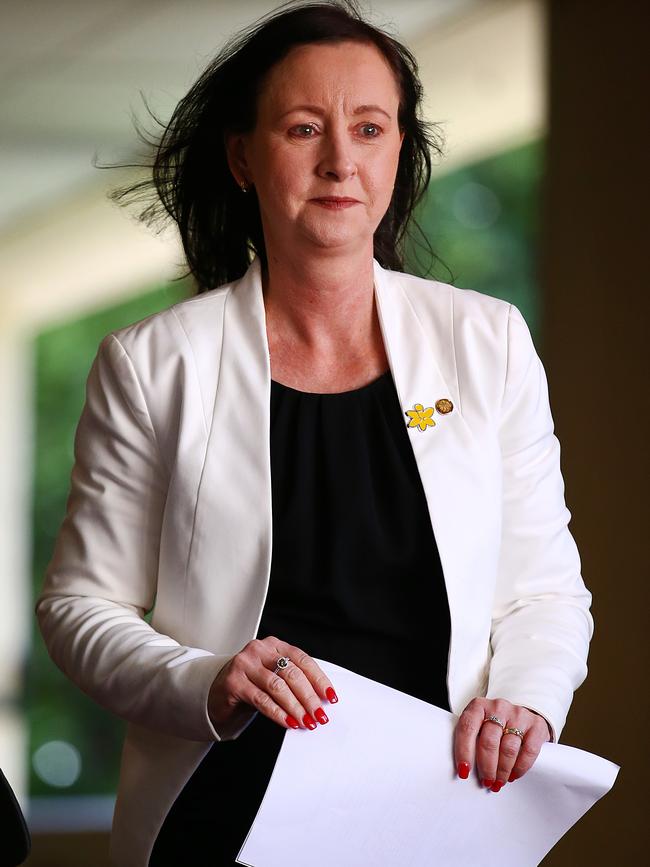 Attorney-General Yvette D'Ath makes the announcement today. Picture: Jono Searle/AAP