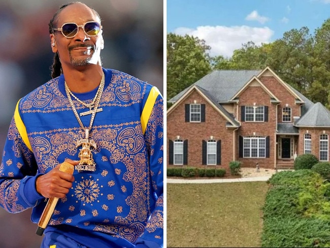 Snoop Dogg lists mansion for insane price. Picture: Getty Images; Realtor