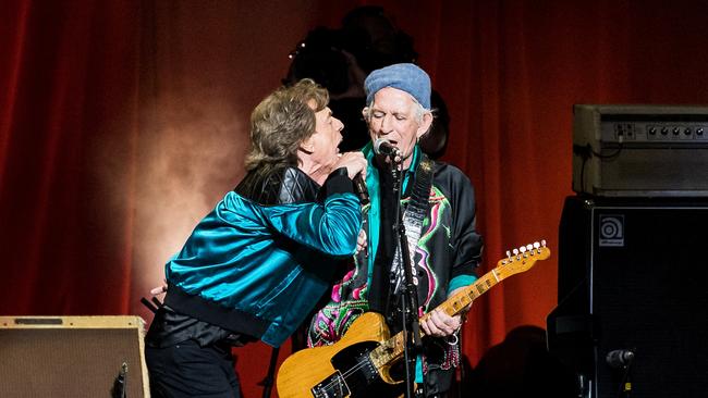 Mick Jagger and Keith Richards performing at Hard Rock Live on November 23, 2021 in Hollywood, Florida. Picture: Jason Koerner /WireImage