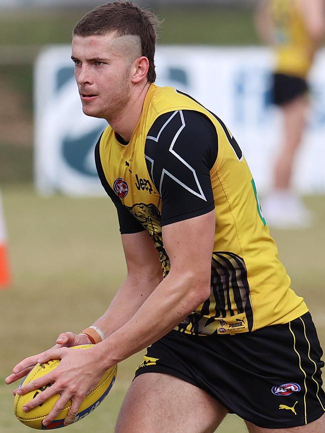 Coleman-Jones on the training track in Queensland.