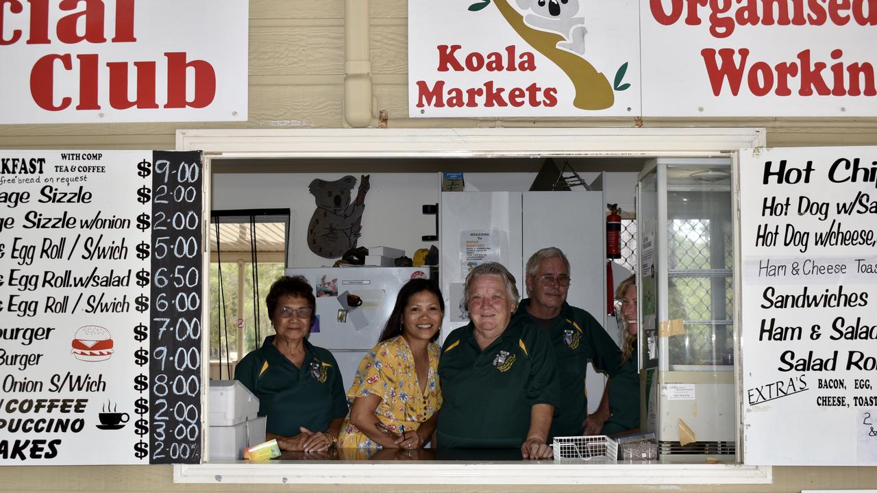 The markets are currently solely relying on funds the canteen makes, with the food all made by committed volunteers. Picture: Isabella Magee