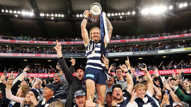 Geelong’s new vice-captain says winning had become addictive for the Cats. Picture: Mark Stewart