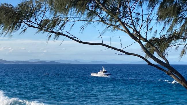 Water Police scour the area for the 53-year-old man