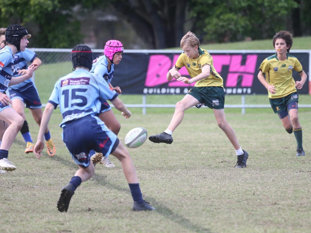 GCDRU juniors U13. Helensvale vs. Surfers Paradise. 14 July 2024 Surfers Paradise Picture by Richard Gosling