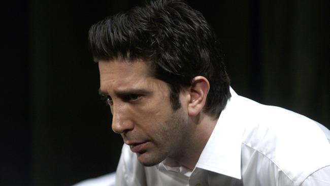 David Schwimmer slammed those who “refuse to believe” men, women and chukdren were brutally assaulted despite “all the evidence”. Picture: Getty/Robbie Jack/Corbis