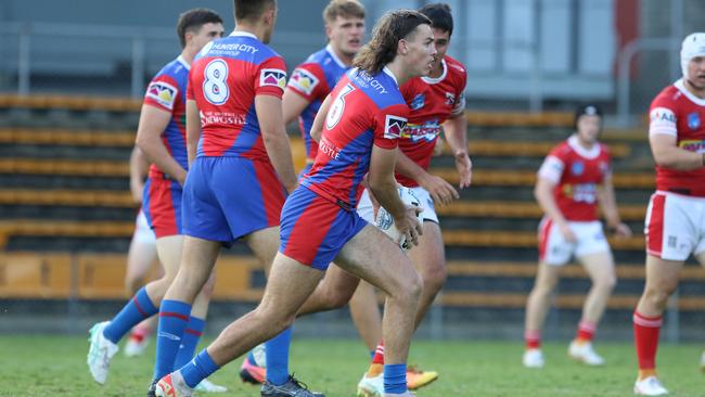 FletcherHuntPicture: Warren Gannon Photography. NSWRL Junior Reps finals week one, SG Ball Cup. Newcastle Knights vs Illawarra Steelers at Leichhardt Oval, 13 April 2024