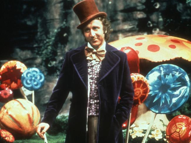 Gene Wilder in the 1971 film, Willy Wonka and the Chocolate Factory.