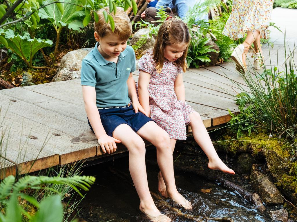 Prince George, Princess Charlotte and Prince Louis. Picture: Kensington Palace.