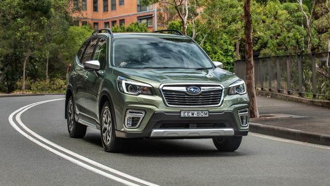 The model year 2020 Subaru Forester Hybrid L.