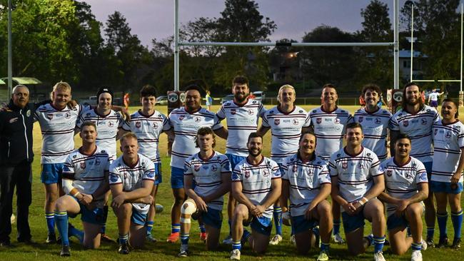 The 2022 Gympie Devils A-grade team before a match against Kawana. Picture: Facebook