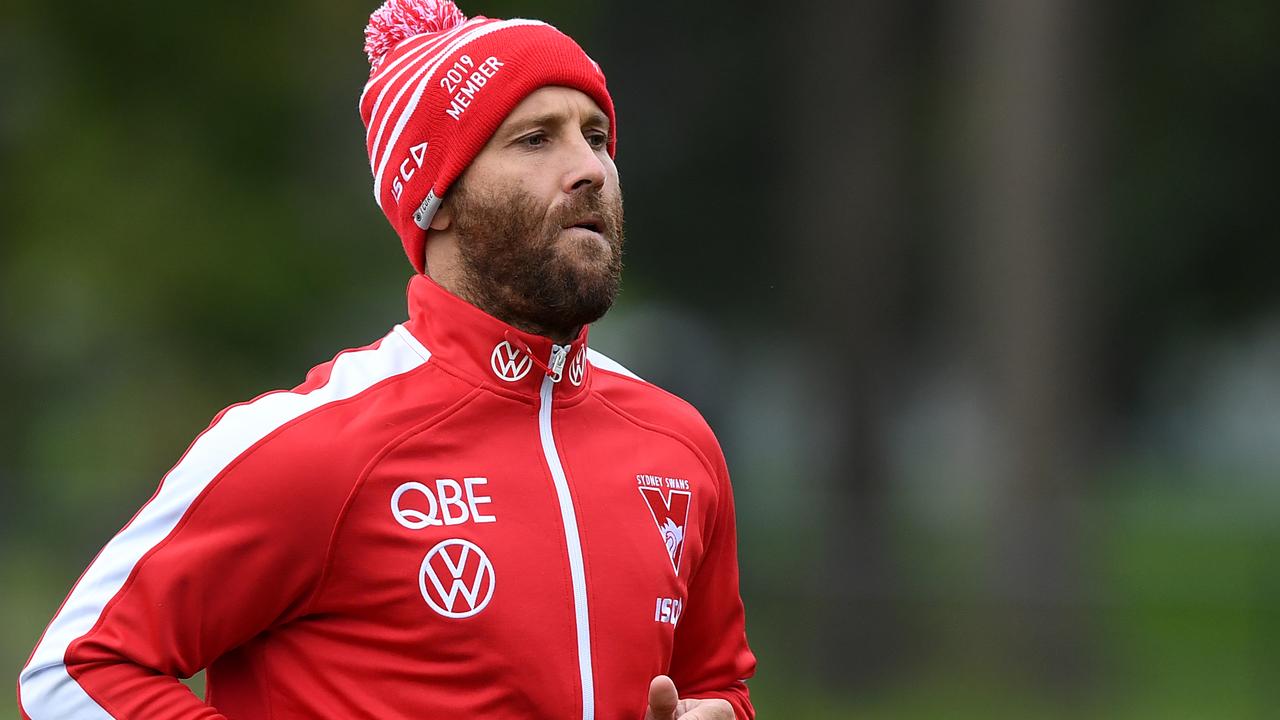 Retained footy smarts: Jarrad McVeigh retired in 2019 and transitioned to the coaches’ box. Picture: AAP