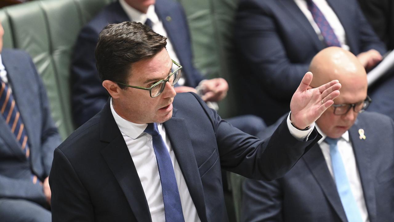 Leader of the National Party David Littleproud during Question Time at Parliament House in Canberra. Picture: NewsWire / Martin Ollman