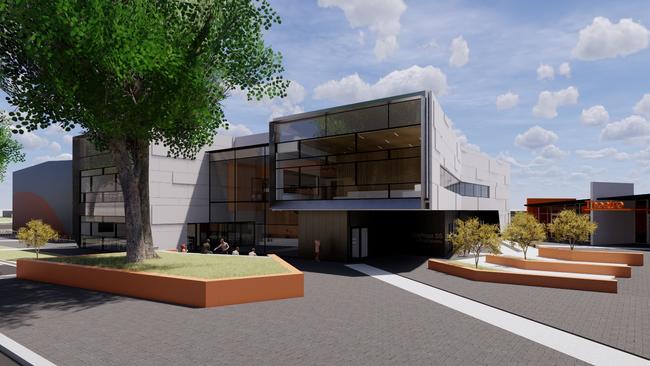 Artist impression of Brighton Secondary School upgrade.