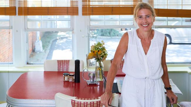 Author and Journalist Lionel Shriver in Brooklyn, New York, yesterday, Picture: David Joshua-Ford.