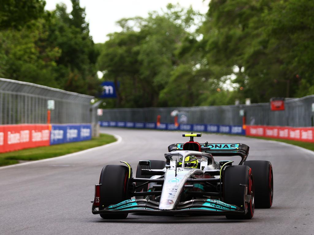 Hamilton believes Mercedes have suffered in the rankings because of the cars inability to properly deal with porpoising. Picture: Dan Istitene - Formula 1/Getty Images
