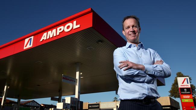 Ampol CEO Matthew Halliday says the group is focused on long-term transition. Picture: Toby Zerna