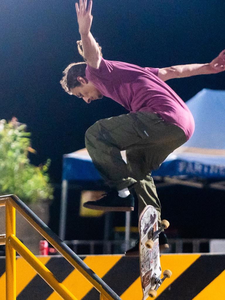 Corey Nixon at Rumble On The Reef Sugar Bowl Skatepark Saturday 23 September 2023 Picture:Michaela Harlow