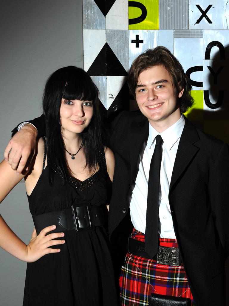 Elise Robson and Angus Robson enjoy the 2009 Darwin High Formal at the Darwin Convention Centre. Picture: NT NEWS