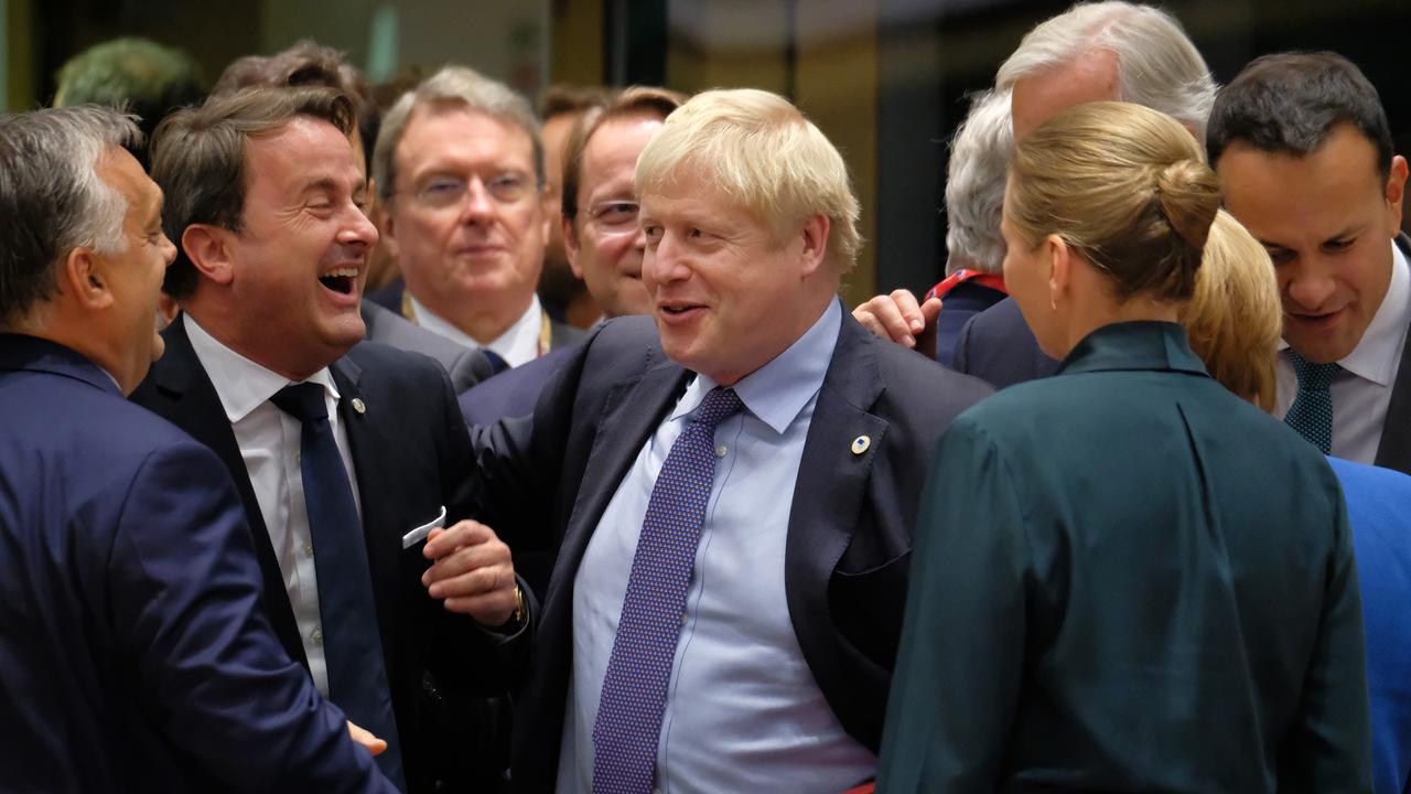 Mr Johnson said he wanted to just get Brexit done. Picture: Sean Gallup/Getty Images