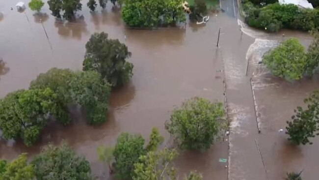 Flooding at Laidley. Picture: Christine Walker