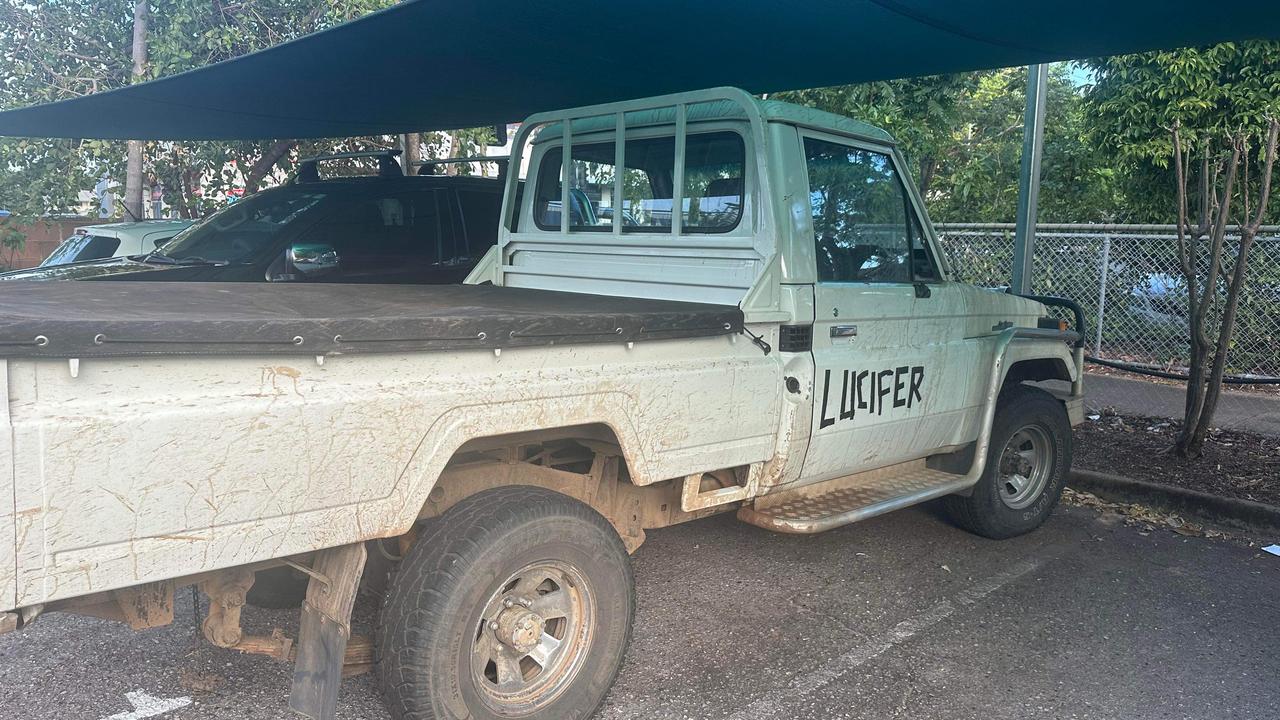 Members of the public alerted Mr Vincent that his vehicle had been dumped in Malak. Police informed the victim the vehicle was still missing, despite community members claiming to have reported the vehicle. Picture: Supplied.