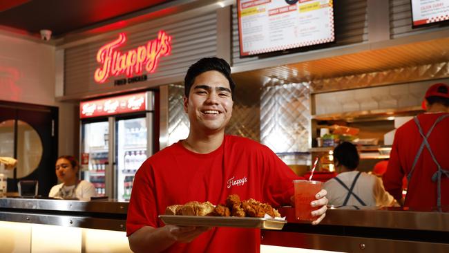 Yuan Casaje. He and his family started Flappys Fried Chicken last year and has become incredibly popular due to their Louisiana style of fried chicken. Picture: Richard Dobson