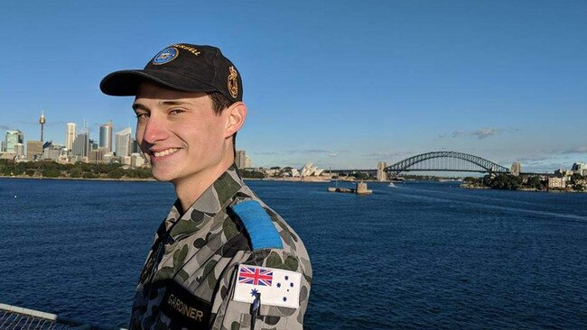 Midshipman David Peter Christian Gardiner, 23, hopes for a long military career.