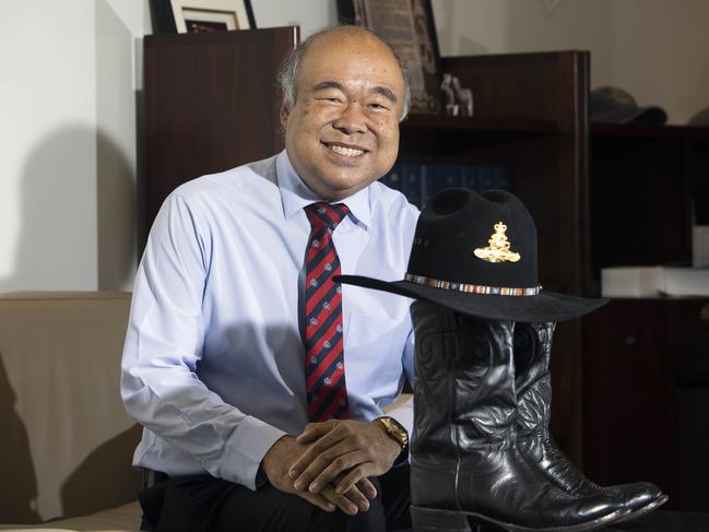 CANBERRA, AUSTRALIA - OCTOBER 29 2020 Member for Moore, Ian Goodenough in his cowboy boots at Parliament House in Canberra. Picture: Gary Ramage