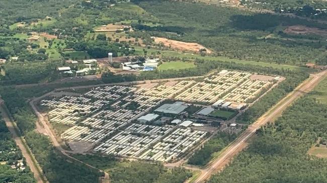 The man had been waiting to be transported to Darwin's Howard Springs quarantine facility when he illegally visited a corner store. Picture: Supplied/ NT Health