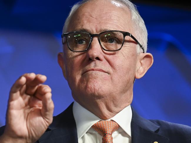 CANBERRA, AUSTRALIA, NewsWire Photos. NOVEMBER 8, 2023: Malcolm Turnbull AC, Australia's 29th Prime Minister & Lucy Turnbull AO, Urbanist, Businesswoman, Philanthropist & Former Mayor of Sydney deliver the 2023 Australian Institute of Architects Griffin Lecture at the National Press Club of Australia in Canberra. Picture: NCA NewsWire / Martin Ollman