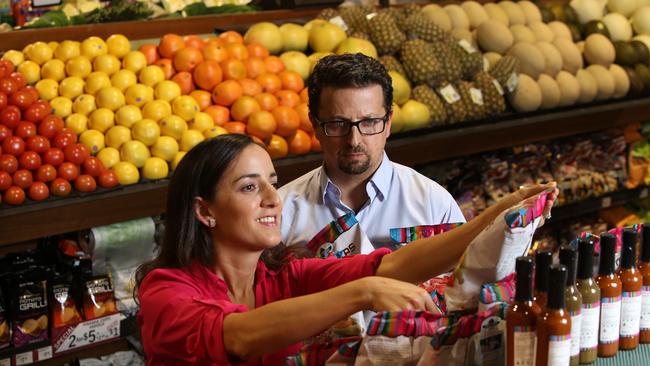 Business owners Giselle and Emilio Cano make Ranchero Sauces and Corn Chips. Picture: Chris Pavlich