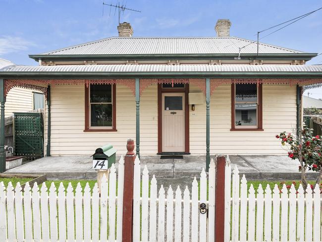 14 Maitland St, Geelong West has a $600,000 to $660,000 price guide.