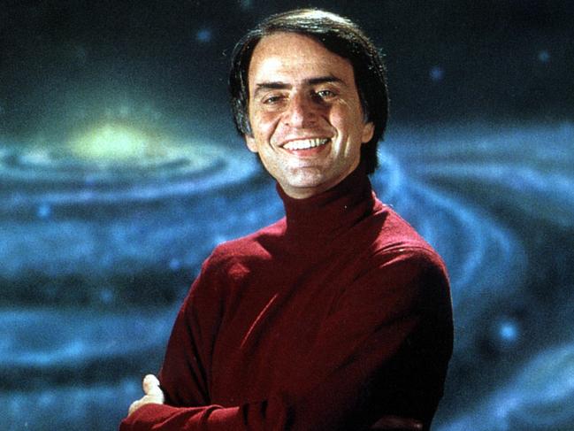 05/10/1999 PIRATE: UNDATED : Undated photo of scientist Carl Sagan, from book "Carl Sagan: A Life" by Keay Davidson.P/ Pic. Photo File