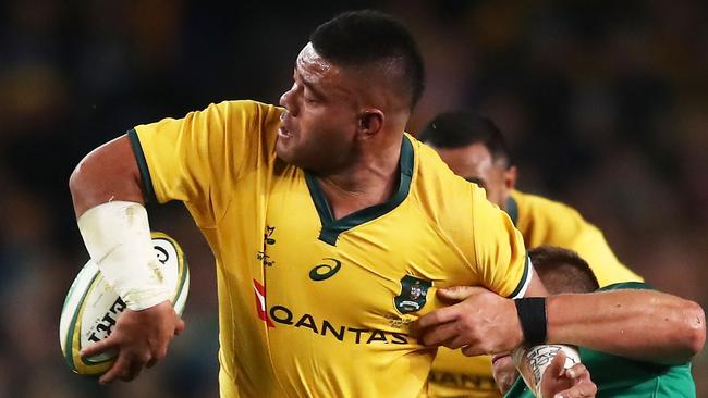 Tolu Latu in action for the Wallabies. Picture: Getty Images