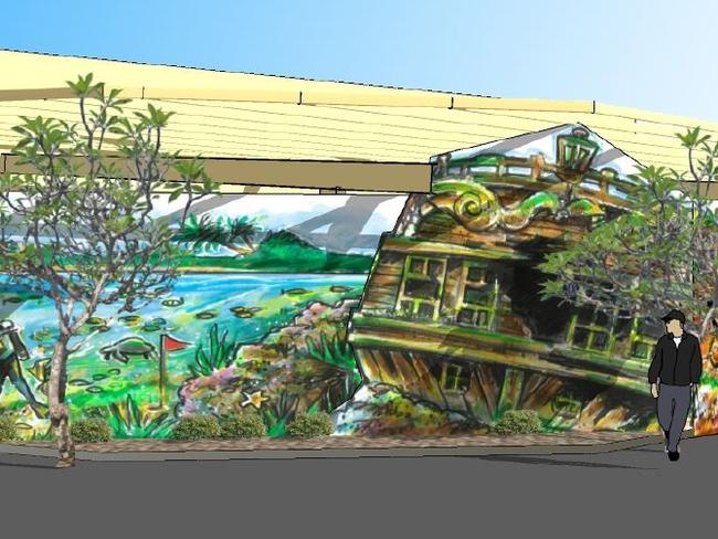 Concept images of the proposed new Undersea Putt & Play at Bluewater Square Shopping Centre. PHOTO: PD ONLINE