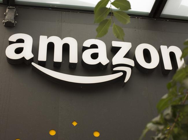 SEATTLE, WA - JUNE 16: A portion of the sign advertising Amazon Go is seen outside the grocery store's location on June 16, 2017 in Seattle, Washington. Amazon announced that it will buy Whole Foods Market, Inc. for over $13 billion dollars.   David Ryder/Getty Images/AFP == FOR NEWSPAPERS, INTERNET, TELCOS & TELEVISION USE ONLY ==