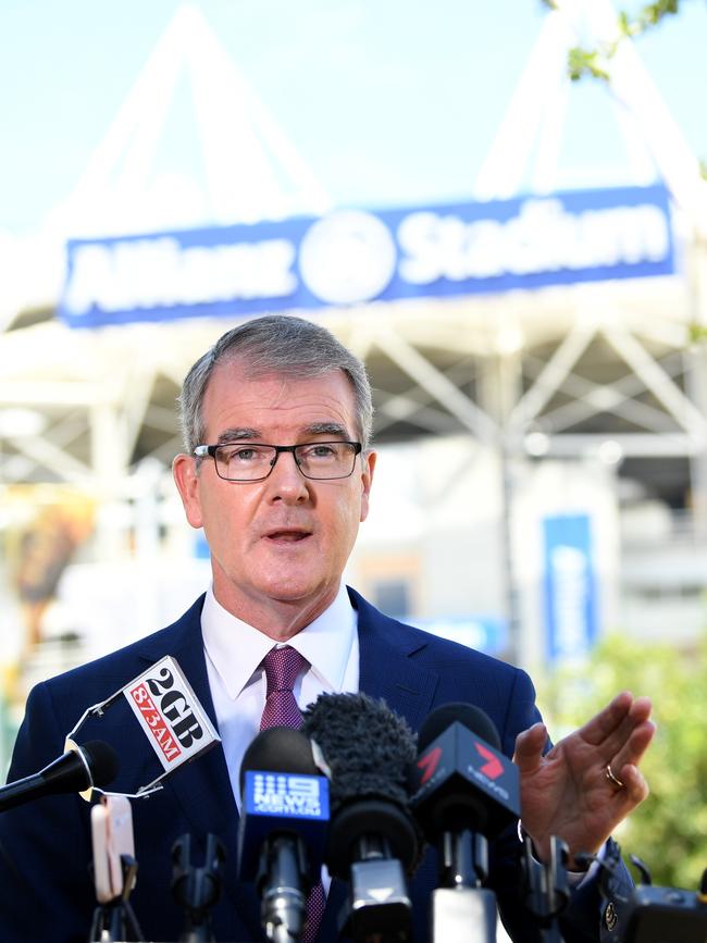 If elected at the next election Daley wants to cut government funding to rebuild the stadiums. Picture: AAP Image/Joel Carrett