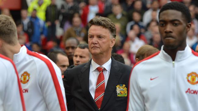 Manchester United's Dutch manager Louis van Gaal.