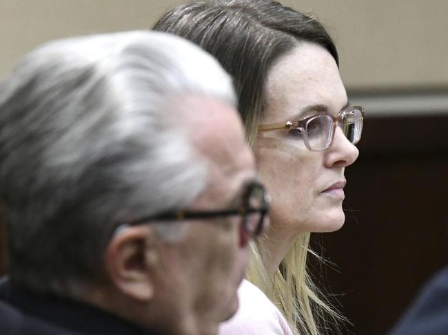 Denise Williams listens to opening statements made by prosecutors during her trial. Picture: AP