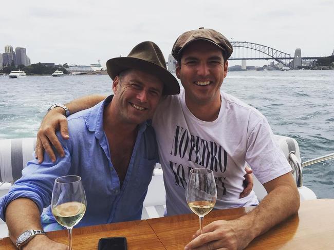 Karl Stefanovic and Peter Stefanovic. Peter said the “Ubergate” scandal left him embarrassed. Source: Instagram