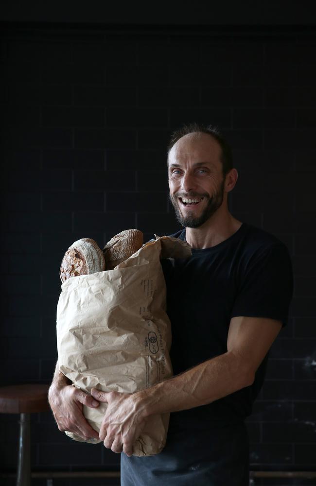 Eric Ramonda at his bakery, Banneton Bakery at Woolloongabba. Photography: David Kelly.